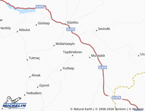 Mappa MICHELIN Taşdöndüren - ViaMichelin