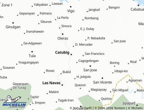 MICHELIN Calingnan map - ViaMichelin