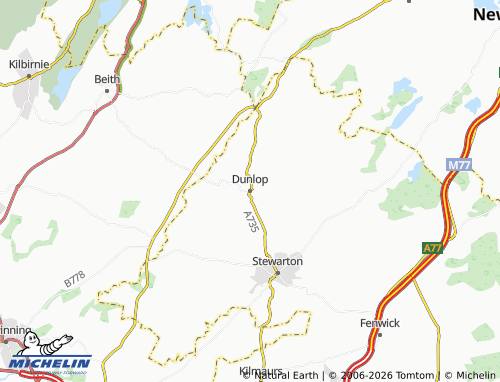 MICHELIN Dunlop map - ViaMichelin