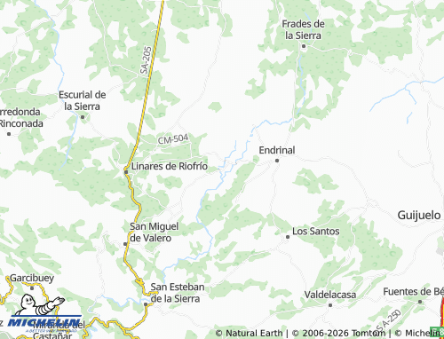 Mappa MICHELIN Monleón - ViaMichelin