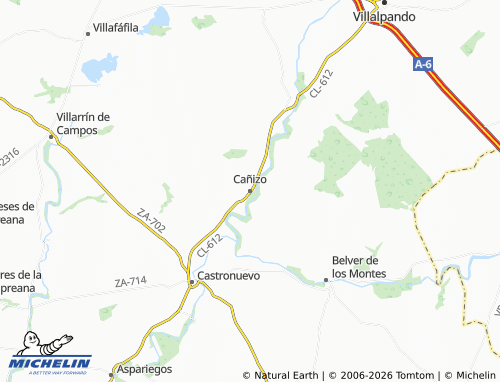 Mappa MICHELIN Cañizo - ViaMichelin