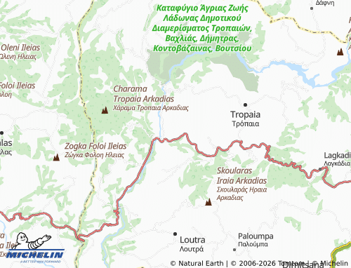 Carte MICHELIN Melidonion - ViaMichelin