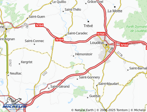 MICHELIN Hémonstoir map - ViaMichelin