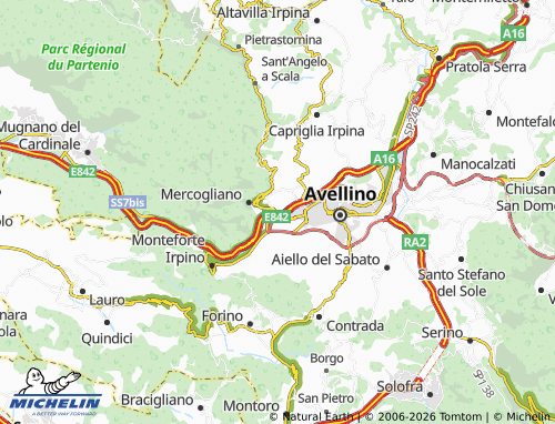Mapa MICHELIN Serroni - ViaMichelin