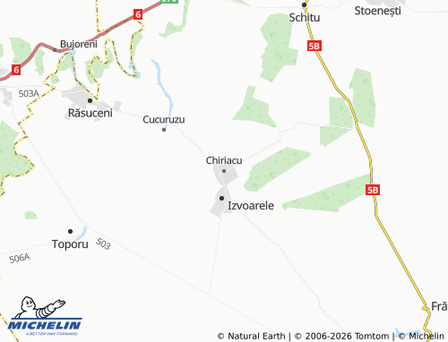Mappa MICHELIN Chiriacu - ViaMichelin