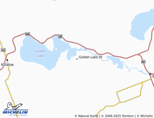 MICHELIN Golden Lake 39 map - ViaMichelin