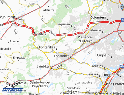 Carte MICHELIN Barres - ViaMichelin