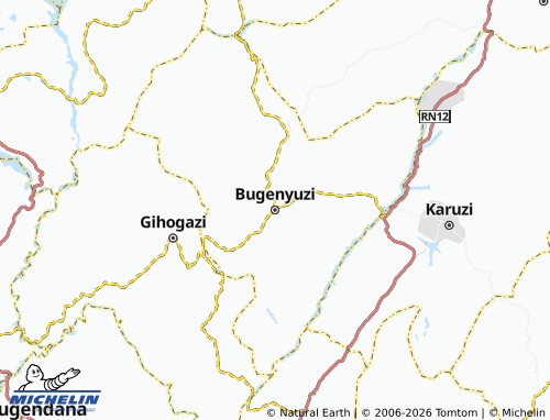 Mappa MICHELIN Bugenyuzi - ViaMichelin