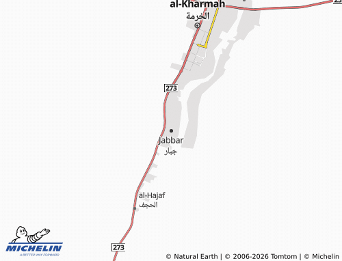 Carte MICHELIN Jabbar - ViaMichelin