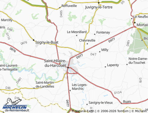 Mapa MICHELIN Parigny - ViaMichelin