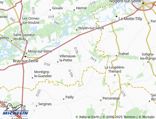 Carte MICHELIN Villuis - ViaMichelin