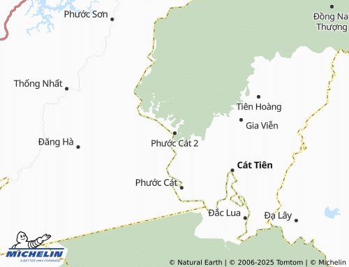MICHELIN Phước Cát 2 map - ViaMichelin