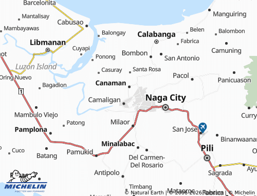 MICHELIN Marupit map - ViaMichelin
