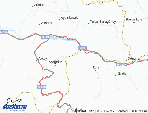 MICHELIN Tezekçi map - ViaMichelin