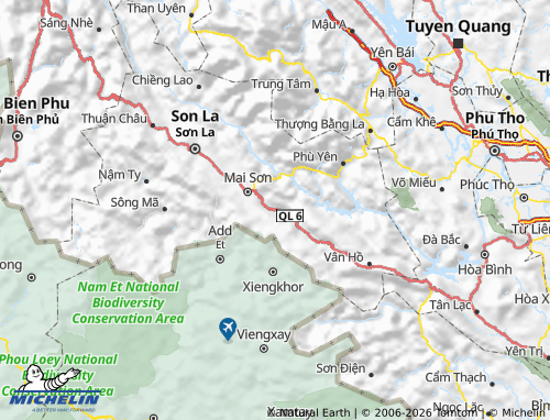 Mapa MICHELIN Yên Châu - ViaMichelin