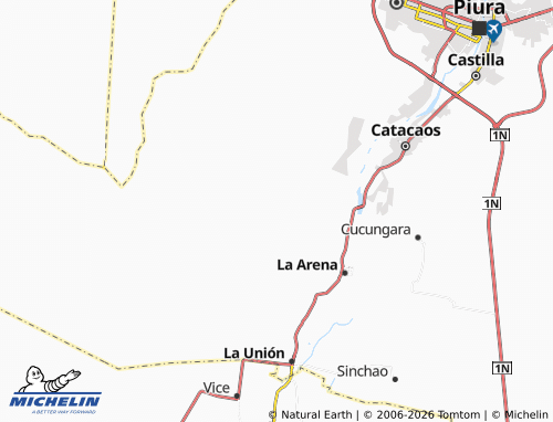 MICHELIN-Landkarte Chaquira - ViaMichelin