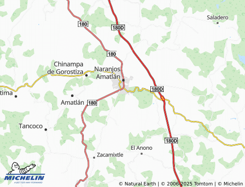 Mapa MICHELIN Tajín, Faja de Oro - ViaMichelin