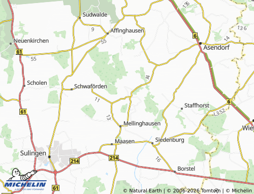 MICHELIN Brake map - ViaMichelin