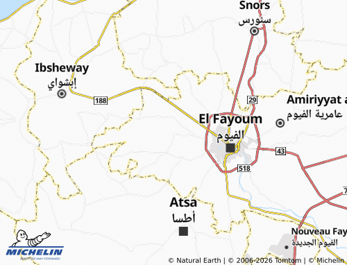 Carte MICHELIN al-Sunbat - ViaMichelin