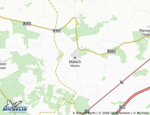 MICHELIN-Landkarte Malech - ViaMichelin