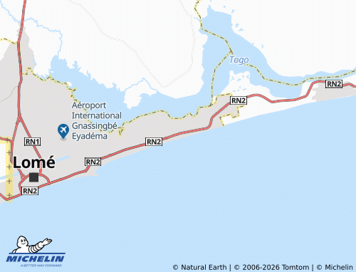 Mapa MICHELIN Agodéké - ViaMichelin