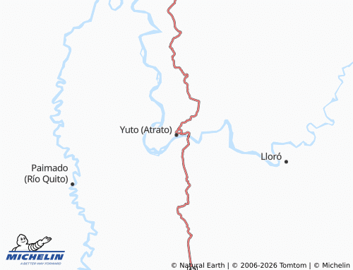 Carte MICHELIN Yuto (Atrato) - ViaMichelin