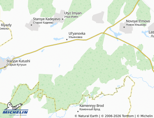 MICHELIN-Landkarte Sosnovka - ViaMichelin