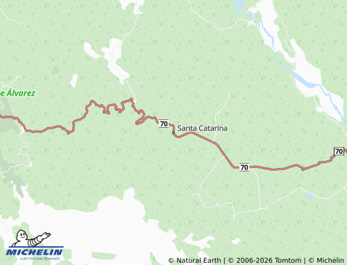 Mappa MICHELIN Santa Catarina - ViaMichelin