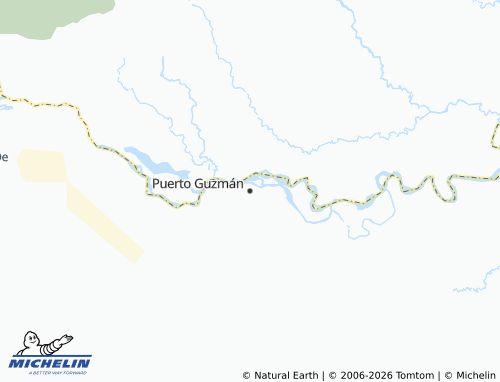 MICHELIN Puerto Guzmán map - ViaMichelin
