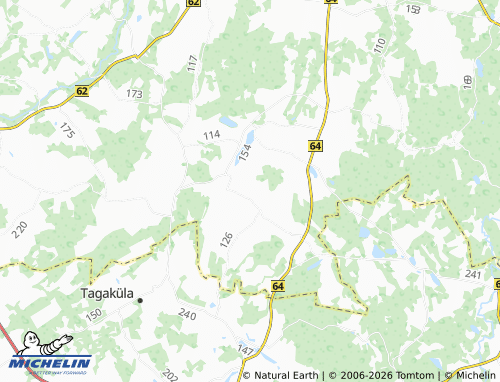 MICHELIN Suurküla map - ViaMichelin