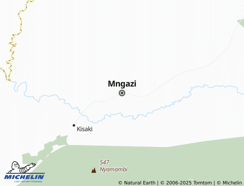 MICHELIN Mngazi map - ViaMichelin