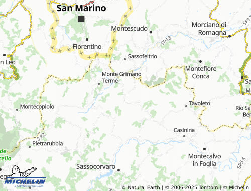 Mappa MICHELIN Trebbio - ViaMichelin