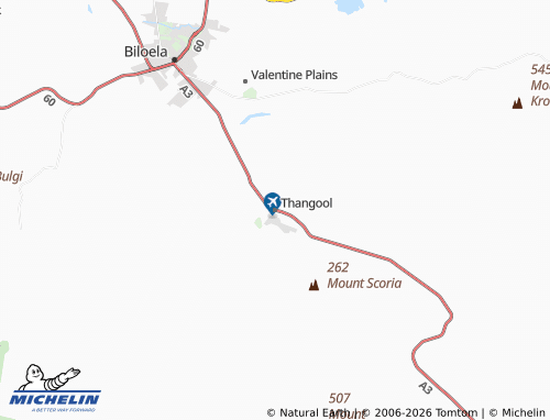 Mappa MICHELIN Thangool - ViaMichelin