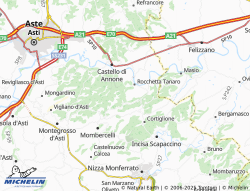 Mappa MICHELIN Asinara - ViaMichelin