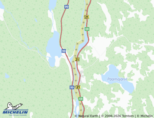 Mappa MICHELIN Ylipää - ViaMichelin