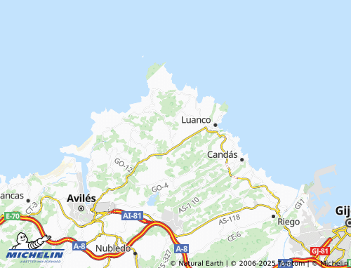 MICHELIN Susacasa map - ViaMichelin