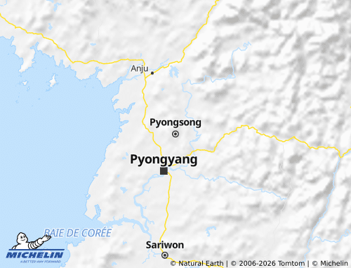 Mapa MICHELIN P'Yongan-Namdo - ViaMichelin