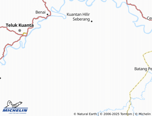 MICHELIN Banjar Benai map - ViaMichelin