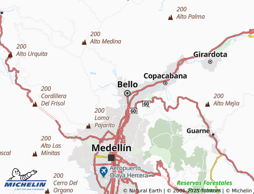 MICHELIN Puerto Bello map - ViaMichelin