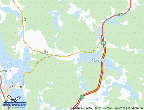 Carte MICHELIN Herrskog - ViaMichelin