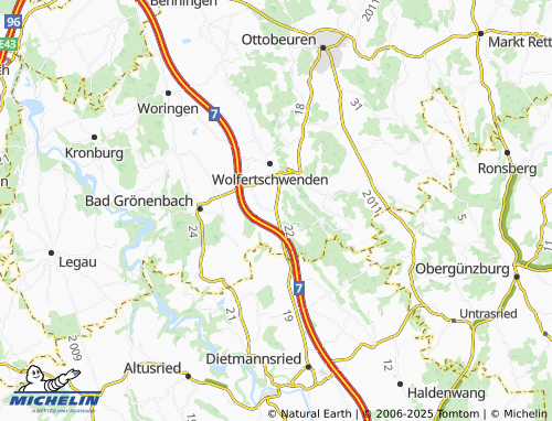 MICHELIN Ittelsburg map - ViaMichelin
