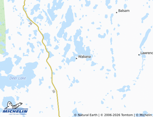 Carte MICHELIN Wabana - ViaMichelin