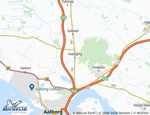 Mapa MICHELIN Vestbjerg - ViaMichelin