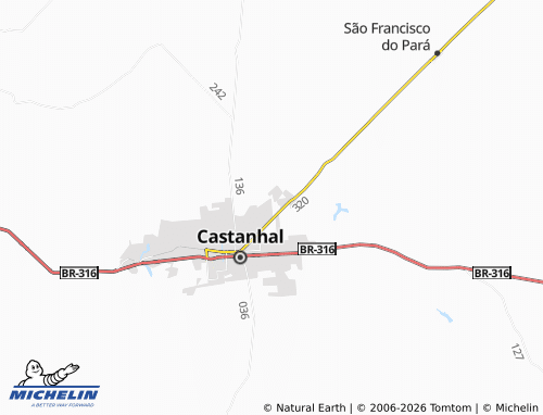 MICHELIN Bairro Imperador map - ViaMichelin