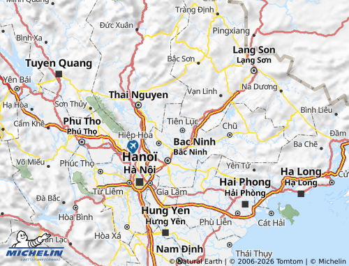 MICHELIN-Landkarte Lạng Giang - ViaMichelin