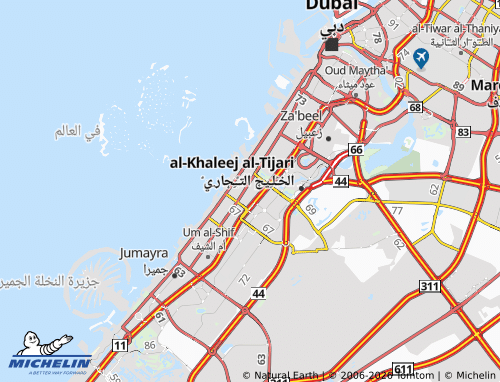 MICHELIN Al Safa First map - ViaMichelin
