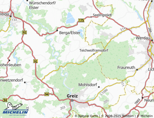 Mapa MICHELIN Kleinreinsdorf - ViaMichelin