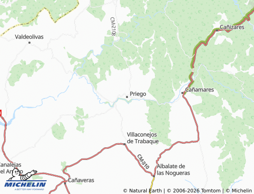 Mappa MICHELIN Priego - ViaMichelin