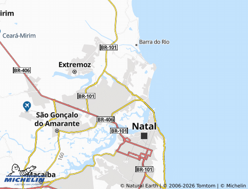 Mappa MICHELIN Pajuçara - ViaMichelin