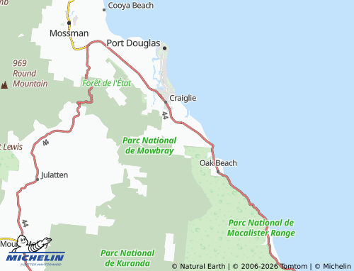 MICHELIN Mowbray map - ViaMichelin